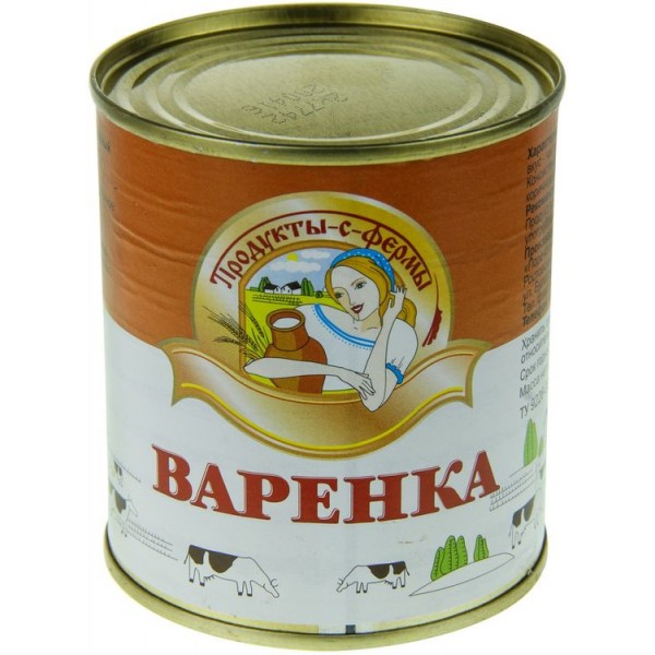 Сгущенка Продукты с фермы Варенка (380 гр) ж/б Сгущенка Продукты с фермы Варенка (380 гр) ж/б