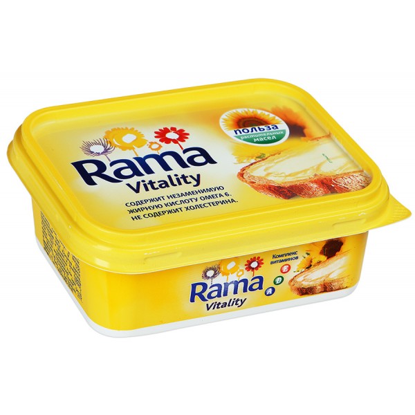 Спред Rama Vitality растительно-жировой 48% (250 гр) Спред Rama Vitality растительно-жировой 48% (250 гр)