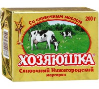 Маргарин Хозяюшка Сливочный Нижегородский 60% (200 гр)