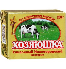 Маргарин Хозяюшка Сливочный Нижегородский 60% (200 гр)