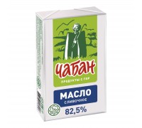 Масло сливочное Чабан 82.5% (380 гр)