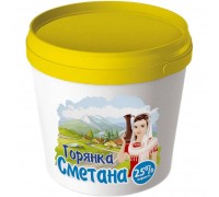 Сметанный продукт Горянка 25% (700 гр) пл/ведро
