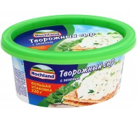 Творожный сыр Hochland с зеленью 60% (220 гр)