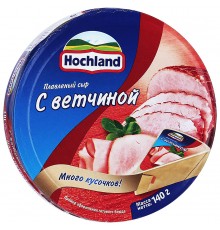 Сыр плавленый Hochland с ветчиной (140 гр)