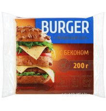 Сыр плавленый Burger с Беконом 45% (200 гр)