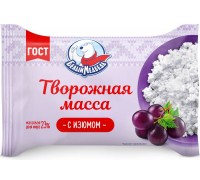 Творожная масса с изюмом Белый Медведь ГОСТ (170 гр)