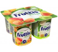 Йогурт Fruttis Легкий 0.1% Абрикос-Манго/Яблоко-Груша (110 гр)