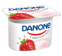 Йогурт Danone нежный клубничный 2.9% (110 гр)