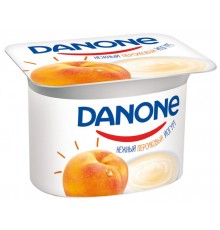 Йогурт Danone нежный персиковый 2.9% (110 гр)