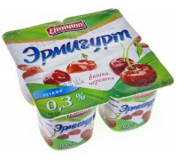 Йогурт Эрмигурт легкий Вишня-Черешня 0.3% (115 гр)