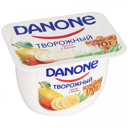 Творожный продукт Danone Груша-Банан 3.6% (170 гр)