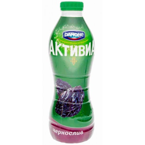 Йогурт питьевой Активиа Чернослив 2% (870 гр)