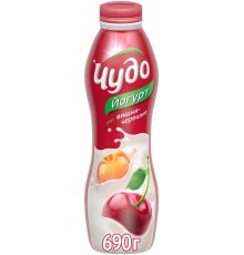 Йогурт Чудо питьевой Вишня-Черешня 2.4% (690 гр)