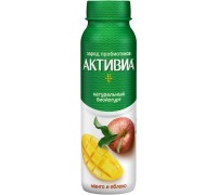 Йогурт питьевой Активиа Манго-Яблоко (260 гр)