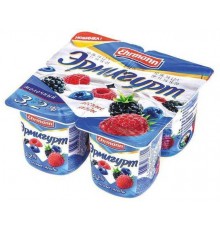 Йогурт Эрмигурт молочный Лесные ягоды 3.2% (115 гр)