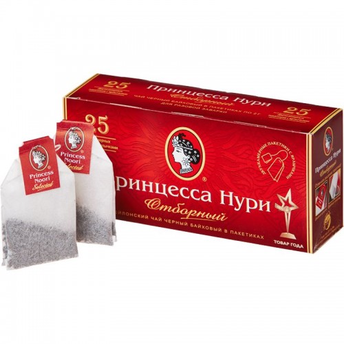 Чай черный Принцесса Нури Отборный (25 пак; 50 гр)