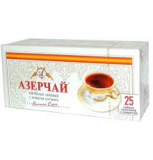 Чай черный Азерчай байховый с бергамотом (25 пак с конвертом)
