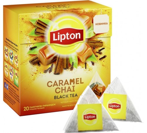 Чай черный Lipton Caramel Chai (20*1.8 гр)