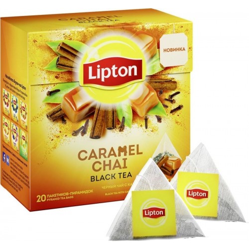 Чай черный Lipton Caramel Chai (20*1.8 гр)