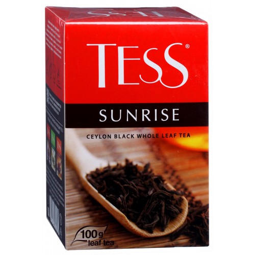 Чай черный Tess Sunrise крупнолистовой цейлонский (100 гр)