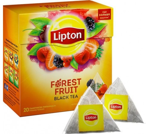 Чай черный Lipton Фруктовый Forest Fruit (20*1.7 гр)