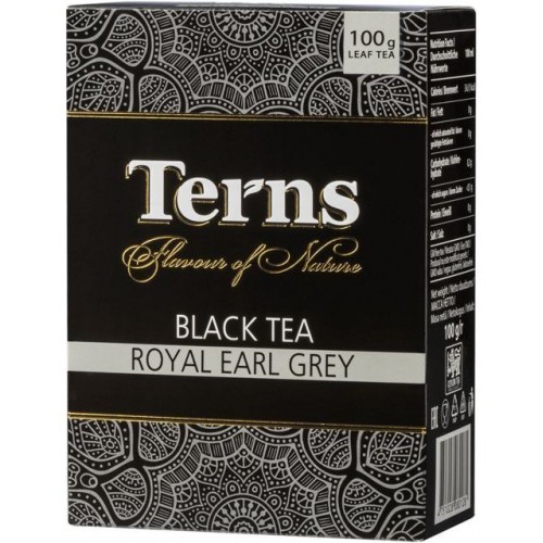 Чай черный Terns Royal Earl Grey с бергамотом (100 гр)