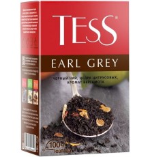 Чай черный Tess Earl Grey с бергамотом (100 гр)