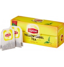 Чай черный Lipton Yellow Label Tea (25*2 гр)