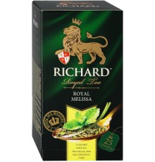 Чай зелёный Richard Royal Melissa (25*1.5 гр)