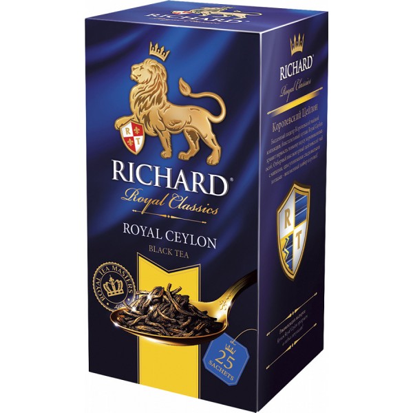 Чай черный Richard Royal Ceylon (25 пак*2 гр) Чай черный Richard Royal Ceylon (25 пак*2 гр)