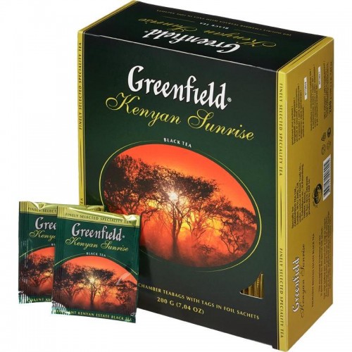 Чай черный Greenfield Kenyan Sunrise (100*2 гр)