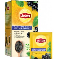 Чай черный Lipton Баланс и спокойствие Черная смородина и мята (25*1.5 гр)