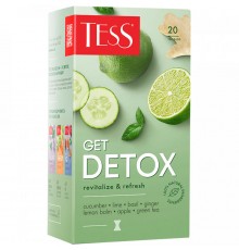 Чай зеленый Tess Get Detox (20*1.5 гр)