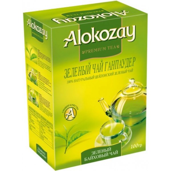 Чай зеленый Alokozay листовой (100 гр) Чай зеленый Alokozay листовой (100 гр)