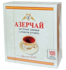 Чай черный Азерчай байховый с бергамотом (100*2 гр)