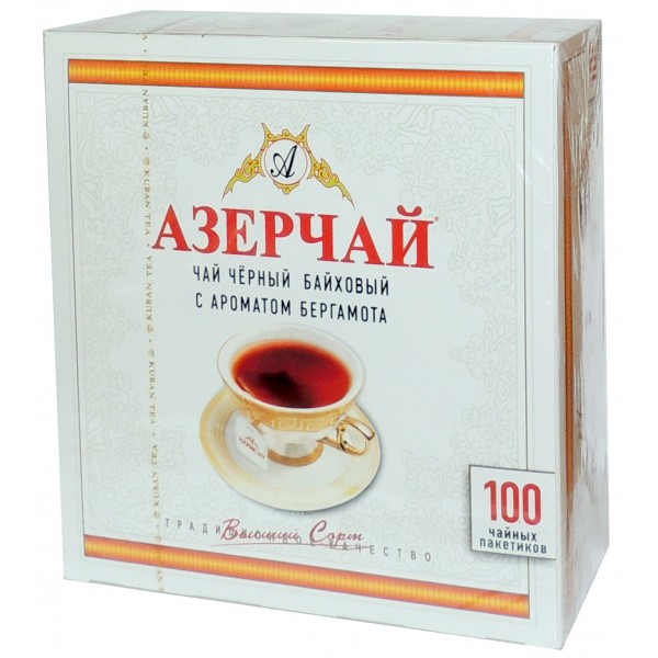 Чай черный Азерчай байховый с бергамотом (100*2 гр) Чай черный Азерчай байховый с бергамотом (100*2 гр)