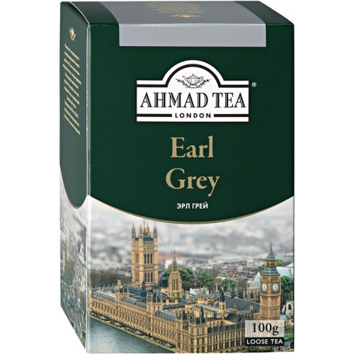 Чай черный Ahmad Tea Earl Grey с бергамотом (100 гр)