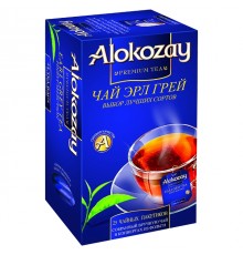 Чай черный Alokozay Earl Grey с бергамотом (25*2 гр)