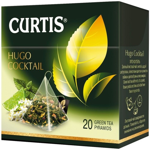 Чай зеленый Curtis Hugo Cocktail (20*1.7 гр)