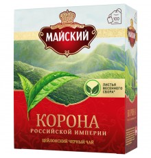 Чай черный Майский Корона Российской Империи (100 пак)