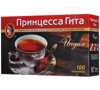 Чай черный Принцесса Гита Пакетированный (100 пак)