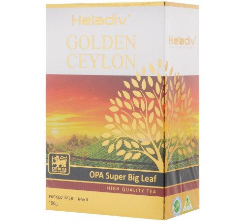 Чай черный листовой Heladiv Golden Ceylon Opa Super Big Leaf  (100 гр)