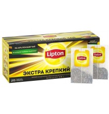 Чай черный Lipton Экстра Крепкий (25*2.2 гр)