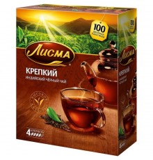 Чай черный Лисма Крепкий индийский (100*2 гр)