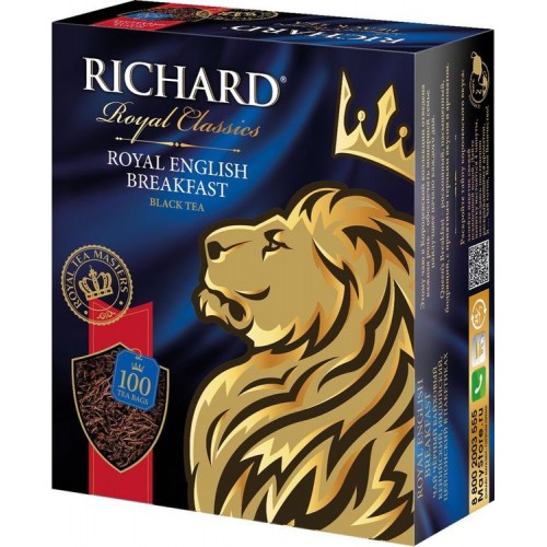 Чай черный Richard Royal English Breakfast (100 пак*2 гр)