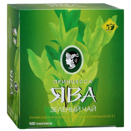 Чай зеленый Принцесса Ява (100 пак*2 гр)