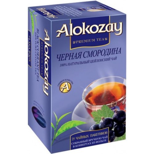 Чай черный Alokozay с чёрной смородиной (25*2 гр)
