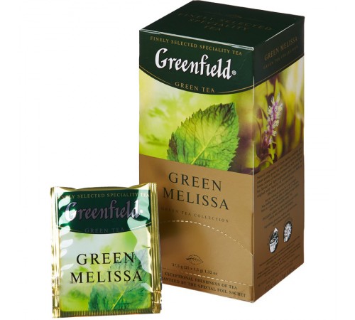 Чай зеленый Greenfield Green Melissa (25*1.5 гр)