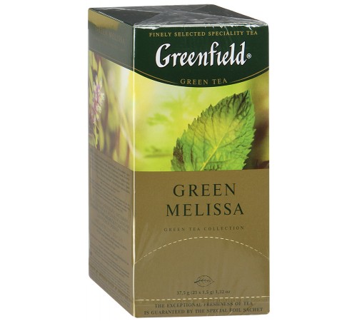 Чай зеленый Greenfield Green Melissa (25*1.5 гр)