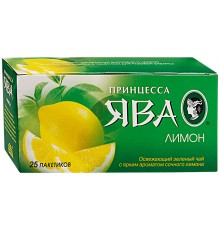Чай зеленый Принцесса Ява Лимон (25*1.5 гр)